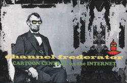 Channel Frederator - Abraham Lincoln with Sunglasses Postcard