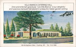 Villa Bianca Catering Hall, Flushing, NY Postcard