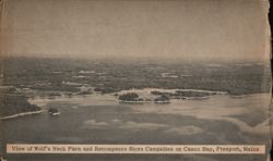 Wolfe's Neck Farm and Recommence Shore Campsites, Casco Bay Postcard