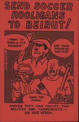 Send Soccer Hooligans to Beirut Postcard