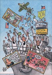 Wichita Postcard Club 30th Anniversary Postcard