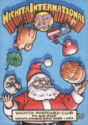 Wichita International 27 Holiday Greeting Postcard