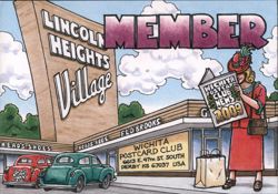 Lincoln Heights Village, Wichita KS - Member 2009 Postcard