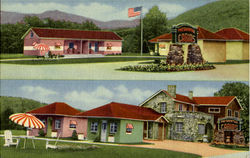 Presidential Motel Court, U.S. Route 2 - 1 Mile West Of Town Postcard