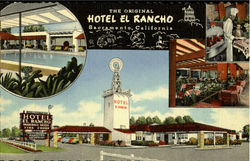 Hotel El Rancho Postcard