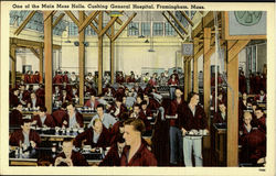 One Of The Main Mass Halls Cushing General Hospital Postcard