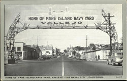 Home Of Mare Island Navy Yard Vallejo, CA Postcard Postcard