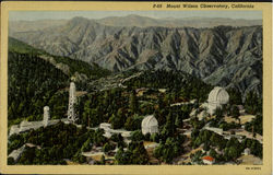 Mount Wilson Observatory Postcard