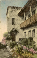 MISSION INN, Patio Showing New Wing Postcard