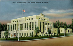 Carbon County Court House Postcard