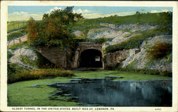 Oldest Tunnel In The United States,Built 1822-23 Lebanon, PA Postcard Postcard