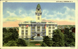 City Hall Yonkers, NY Postcard Postcard