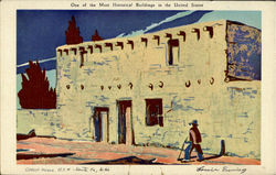 One of the Most Historical Buildings in the United States Postcard