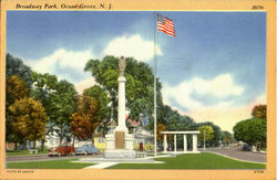 Broadway Park Postcard