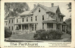 The Parkhurst COR.BEECH &AMHERST STS Manchester, NH Postcard Postcard