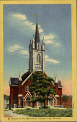 St.Mary's of the Mountains virginia City, NV Postcard Postcard