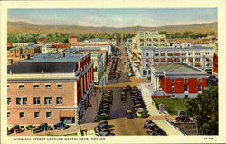 Virginia Street Looking North Reno, NV Postcard Postcard