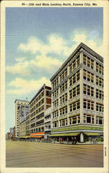 12th Main Looking North Postcard