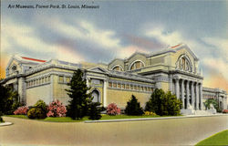 Art Museum, Forest Park St. Louis, MO Postcard Postcard