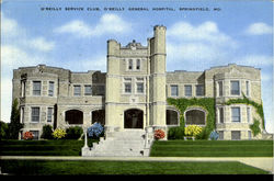 O'Reilly Service Club,O'Reilly General Hospital Postcard