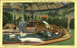 The Large Cage, Bird Park Postcard