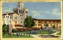 "The Sunshine City", Florida Military Acadmy St. Petersburg, FL Postcard Postcard