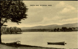 Onota Lake Pittsfield, MA Postcard Postcard