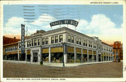 Bus Station, 16th And Jackson Streets Postcard