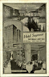 Hotel Seymour, 50 West 45 Street,43 We3st 44 Street Off 5 th Avenue Postcard