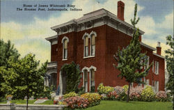 Home of James Whitcomb Riley The Hoosier Poet Indianapolis, IN Postcard Postcard