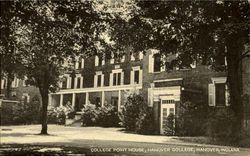 College Point House, Hanover College Postcard