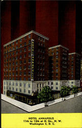 HOTEL ANNAPOLIS, 11 th to 12 at H.Sts Postcard