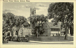 Thomas Crane Library Quincy, MA Postcard Postcard