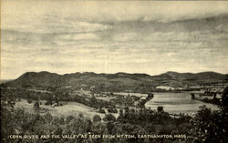 Conn.River And The Valley As Seen From Mt.Tom Easthampton, MA Postcard Postcard