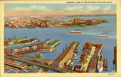 General View Of Waterfront Boston, MA Postcard Postcard