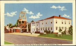 View of Summit at the Jacob's Ladder in the Berkshires Postcard