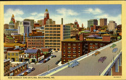 New Viaduct And Skyline Postcard