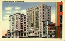 Mpnument Square Postcard