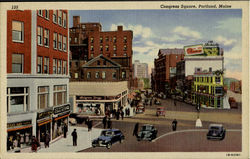 Congress Square Postcard