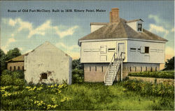 Ruins of Old McClary Postcard