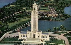 Louisiana State Capitol Postcard