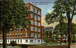 St.Luke's Methodist Hospital Postcard