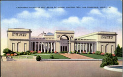 California Palace Of The Legion Of Honour, Linciln Park Postcard