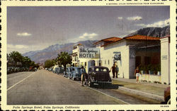 Palm Springs Hotel California Postcard Postcard