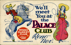 Palace Club Reno, NV Postcard Postcard