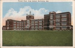 Forest Park High School Postcard