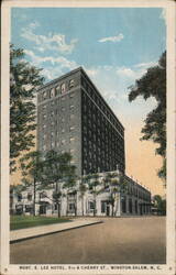 Robt. E. Lee Hotel, 5th & Cherry St. Postcard