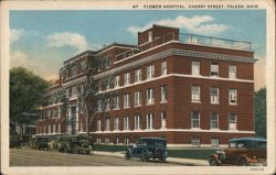 Flower Hospital, Cherry Street Postcard