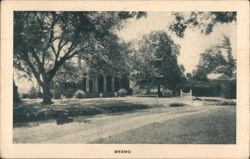 Mansion and West Wing of Bremo Postcard