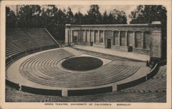 Greek Theatre, University of California Postcard